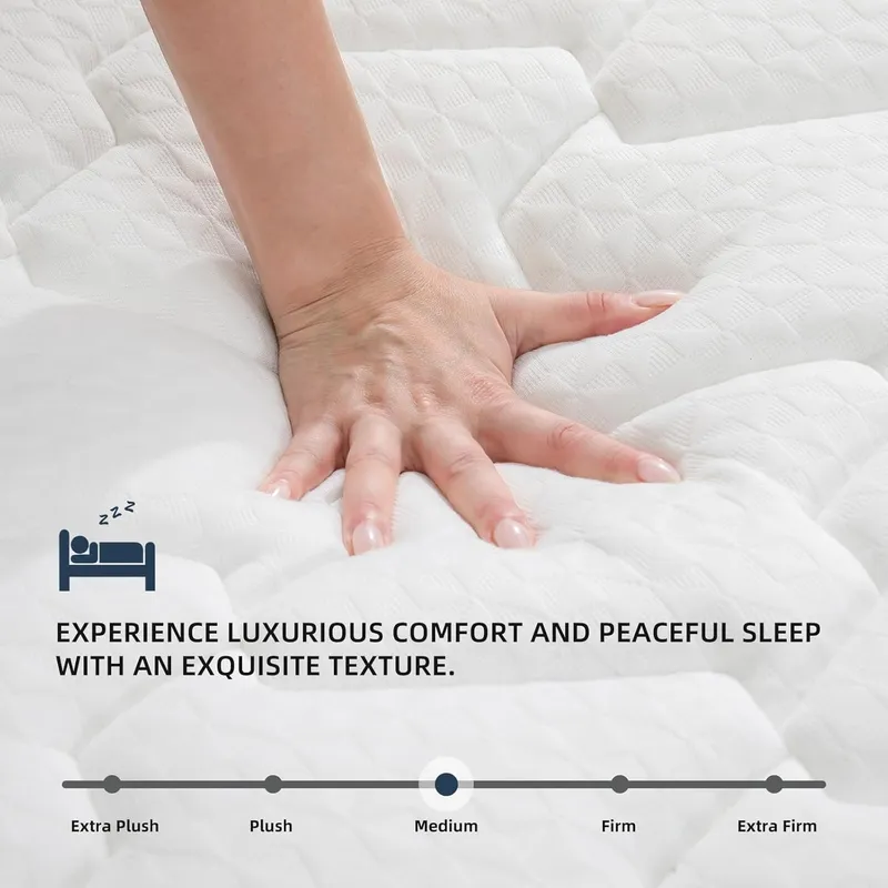 MOLBIUS 12 Inch Hybrid Mattresses Queen Size in a Box